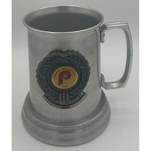 Philadelphia‎ Phillies 1980 World Champions Pewter Beer Mug 21oz Vintage